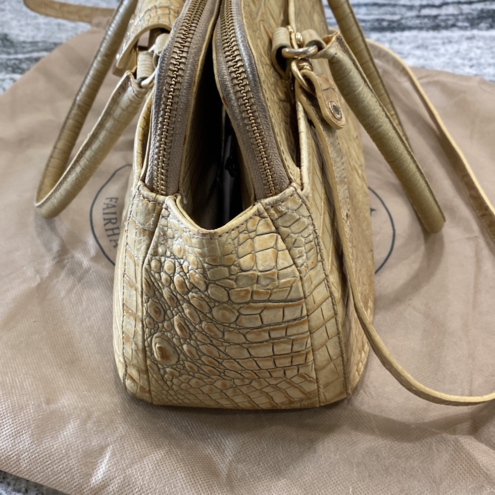 Brahmin Naomi Sand Melbourne Crossbody Satchel Bag! - Picture 14 of 16